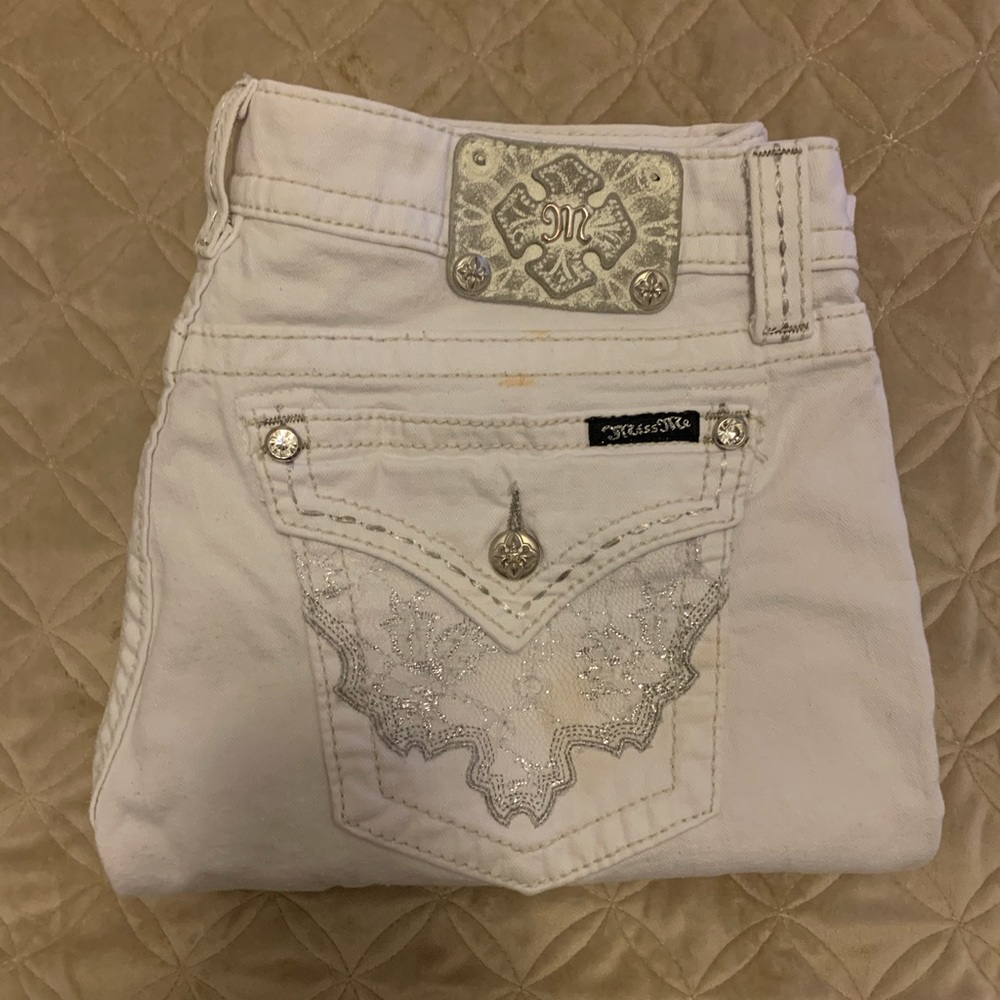 Miss me white jeans